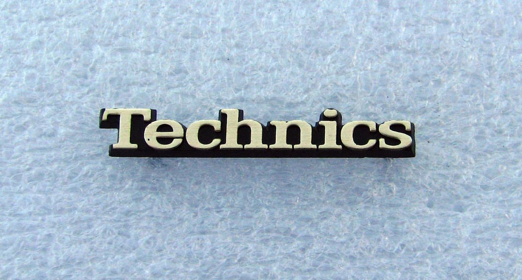 Emblemat znaczek logo Technics 27mm oryginał