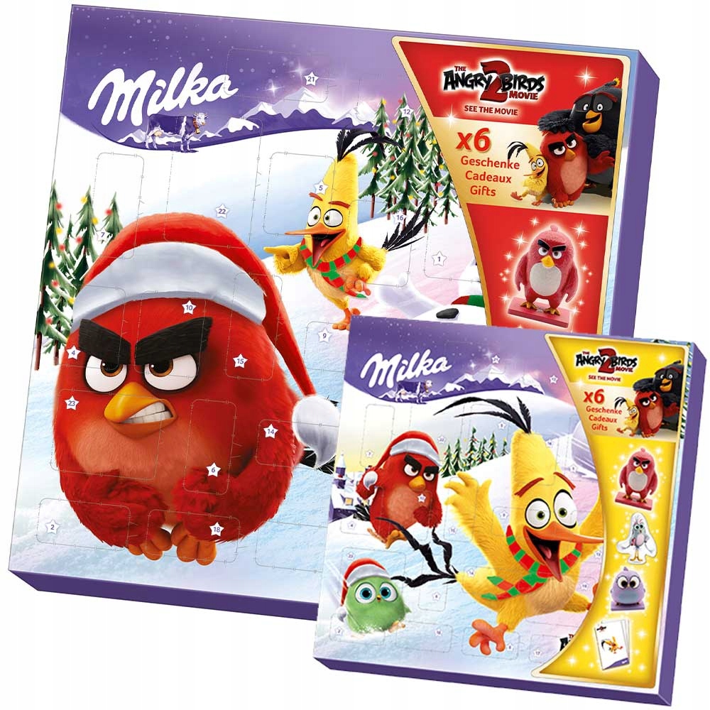 Milka Kalendarz Adwentowy Mikołajki Angry Birds