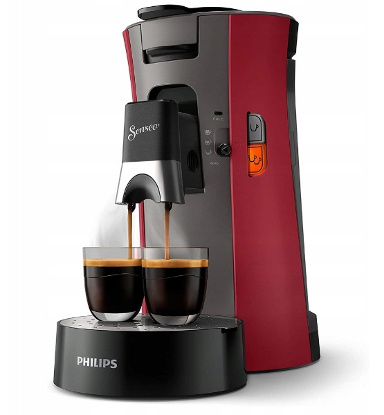 EKSPRES DO KAWY KAPSUŁKOWY PHILIPS SENSEO SELECT CSA240/90 CZERWONY