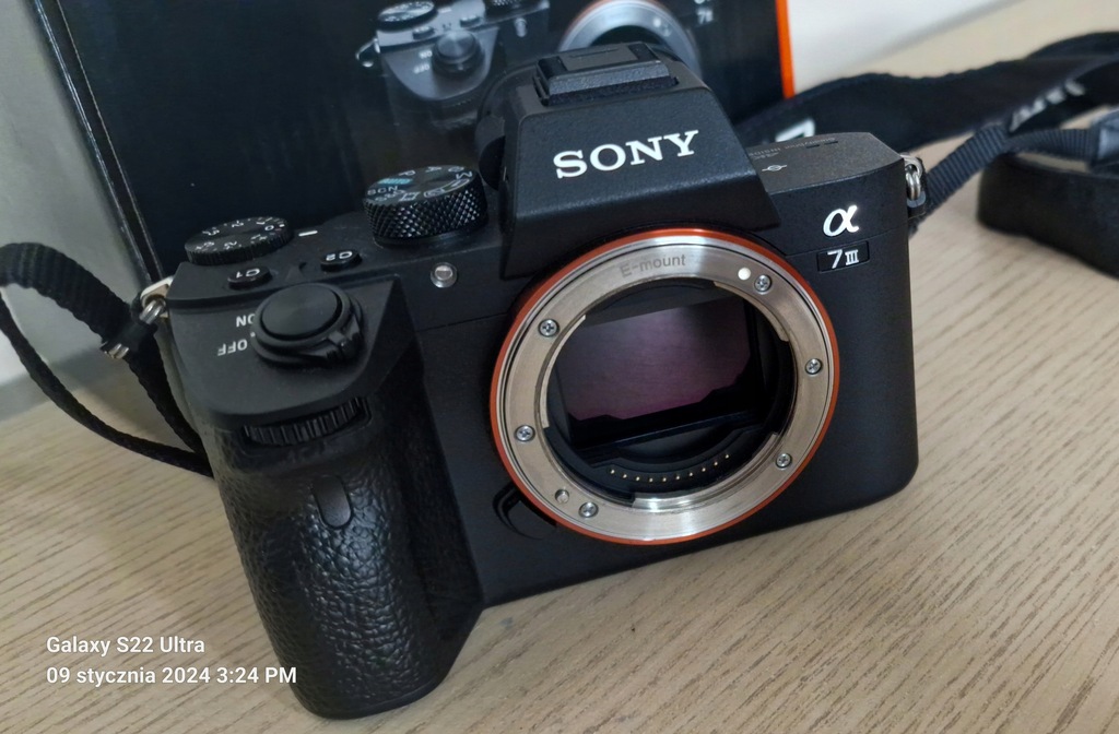 Aparat fotograficzny Sony Alpha A7 III korpus czarny