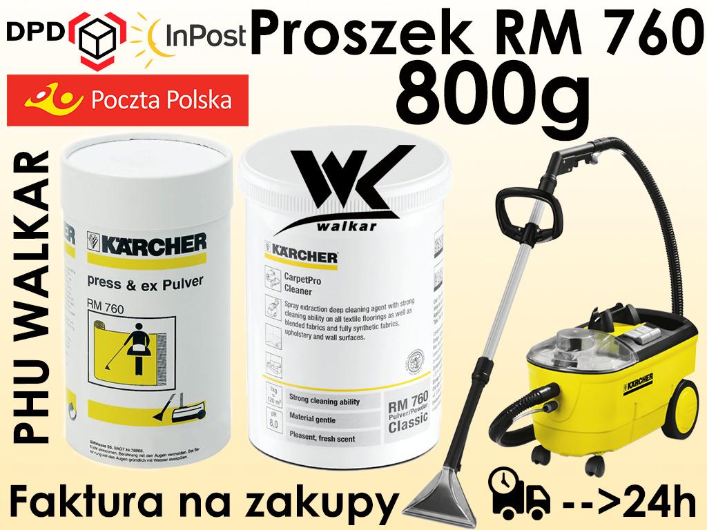 KARCHER RM 760 Proszek do PRANIA dywanów tapicerki - 6743678310 ...