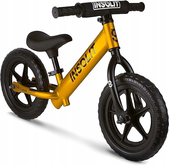 Ultralekki aluminiowy rowerek dziecięcy 1,9kg INSOLIT Bikes 12" Złoty