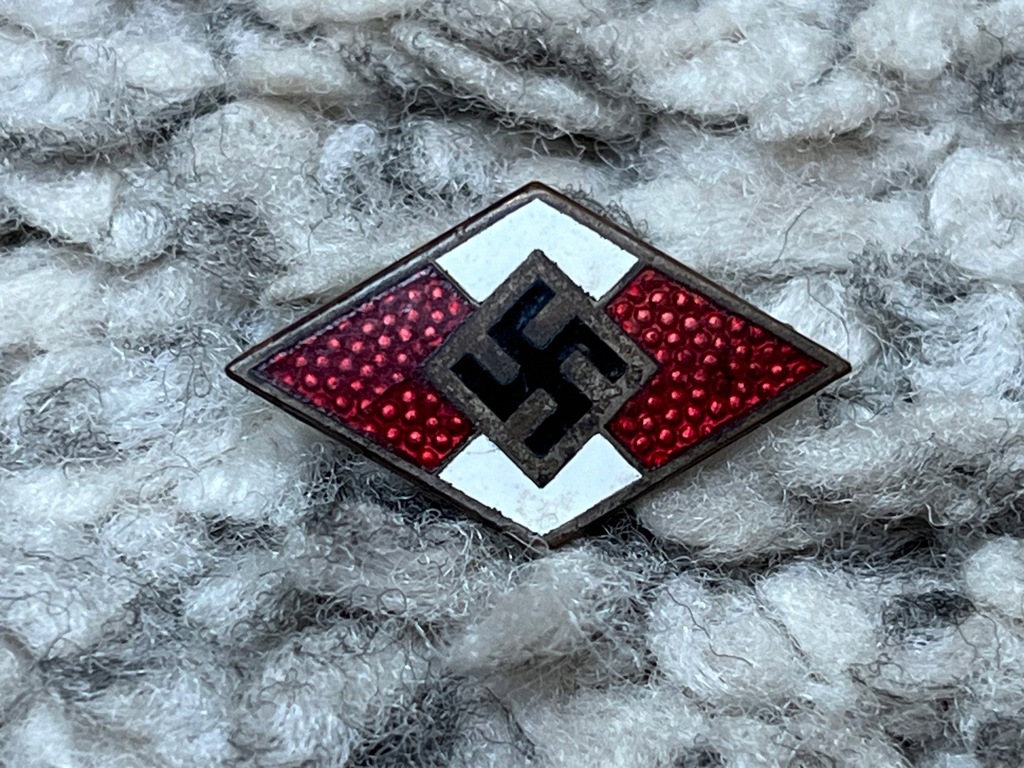 Odznaka Hj sygnowana 25 II wojna
