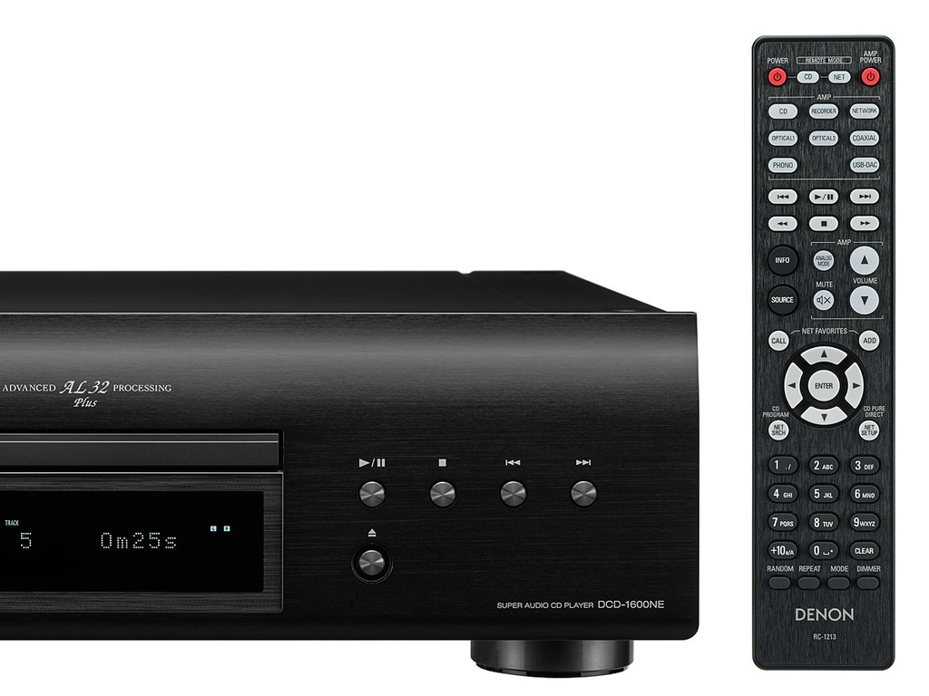 Купить Denon DCD-1600NE BK DSD 32-битный CD/SACD-плеер: отзывы, фото, характеристики в интерне-магазине Aredi.ru