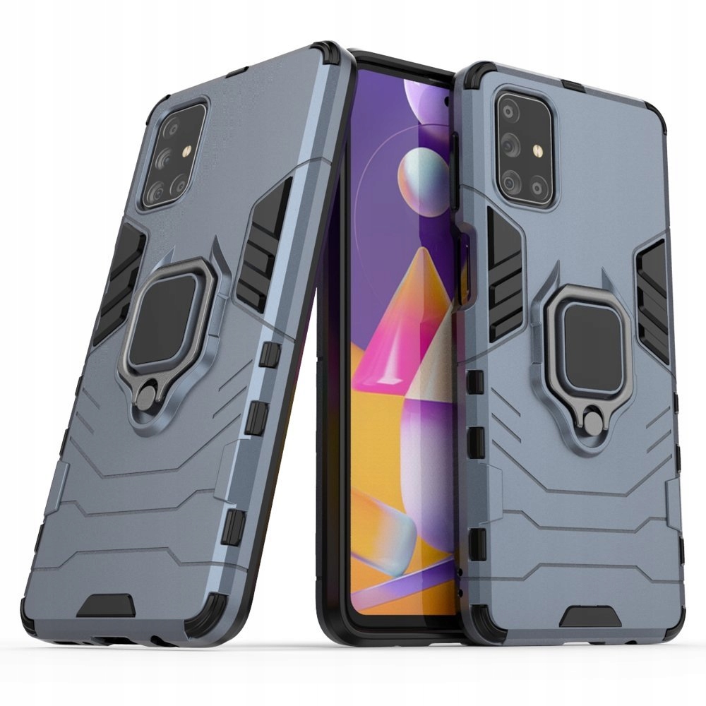 Etui do Samsung Galaxy M31s RING CASE + SZKŁO