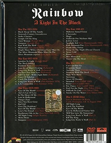 Rainbow A Light In The Black 1975-1984 Box 5CD+DVD