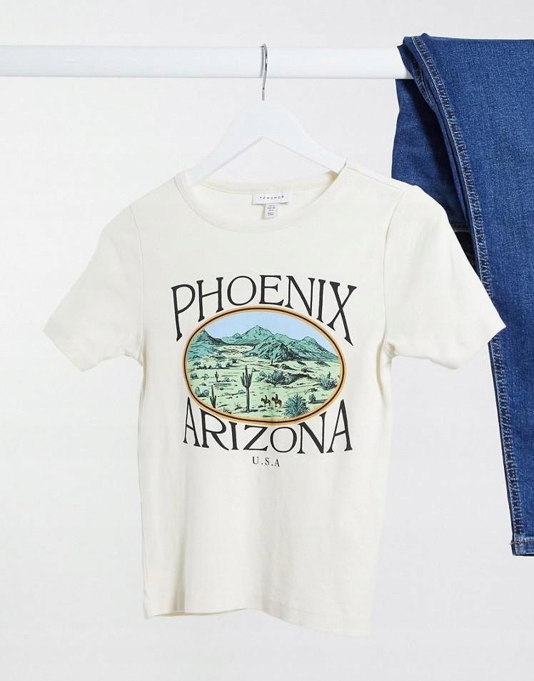 29X075 TOPSHOP__NX8 DOPASOWANY T-SHIRT NADRUK__XL