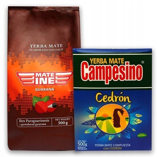 Yerba Mate Campesino Cedron Mateine Guarana 1kg