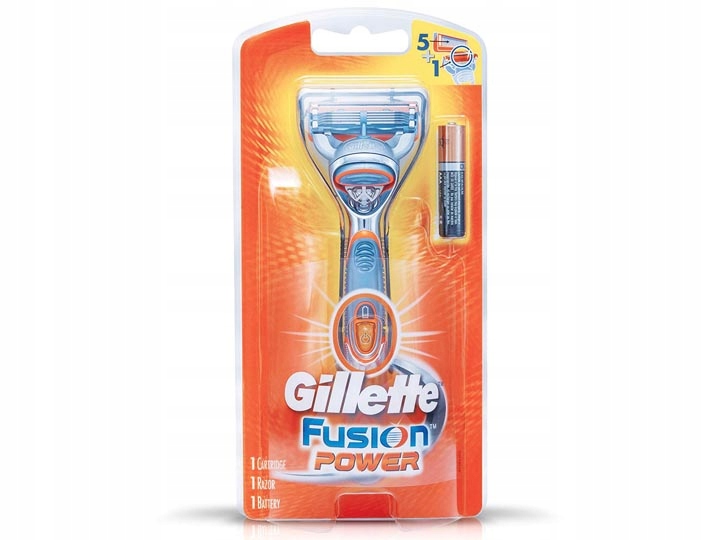 GILLETTE FUSION POWER MASZYNKA DO GOLENIA+ BATERIA