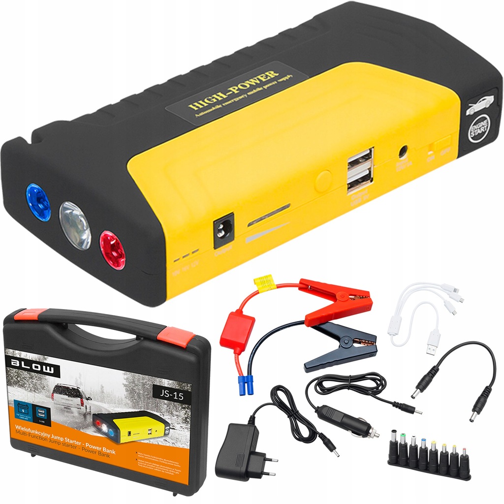 JUMP STARTER ROZRUCH BOOSTER POWER BANK 12800mAh 12791409951
