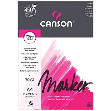 CANSON BLOK MARKER LAYOUT A4 70G 70 ARK