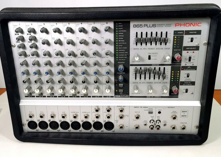 POWERMIXER PHONIC 865 PLUS, 2X300W 9446681545 oficjalne archiwum