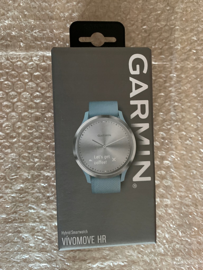 Smartwatch Garmin Vivomove HR silver/seafoam