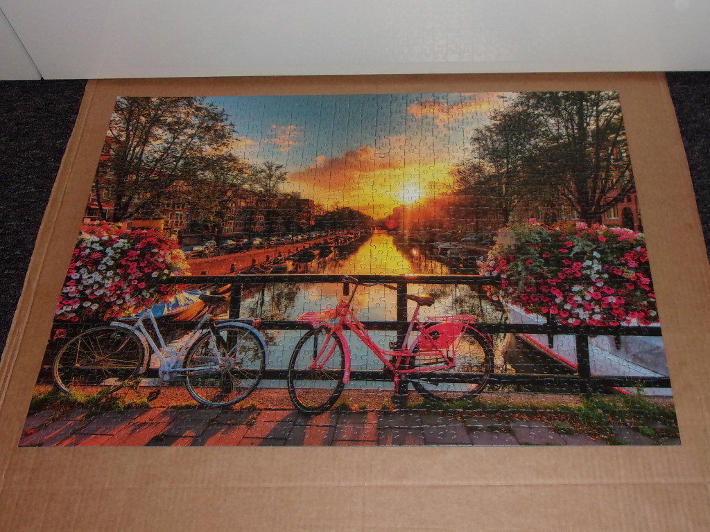 Puzzle - AMSTERDAM, ROWERY - 1000 el.