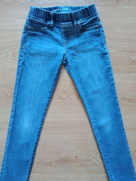 Gap spodnie jeansowe tregginsy r.128