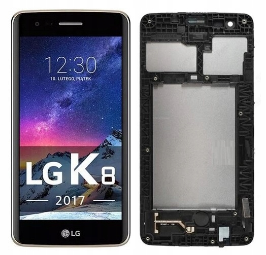 WYŚWIETLACZ LCD + DOTYK LG K8 2017 (M200n)+ RAMKA