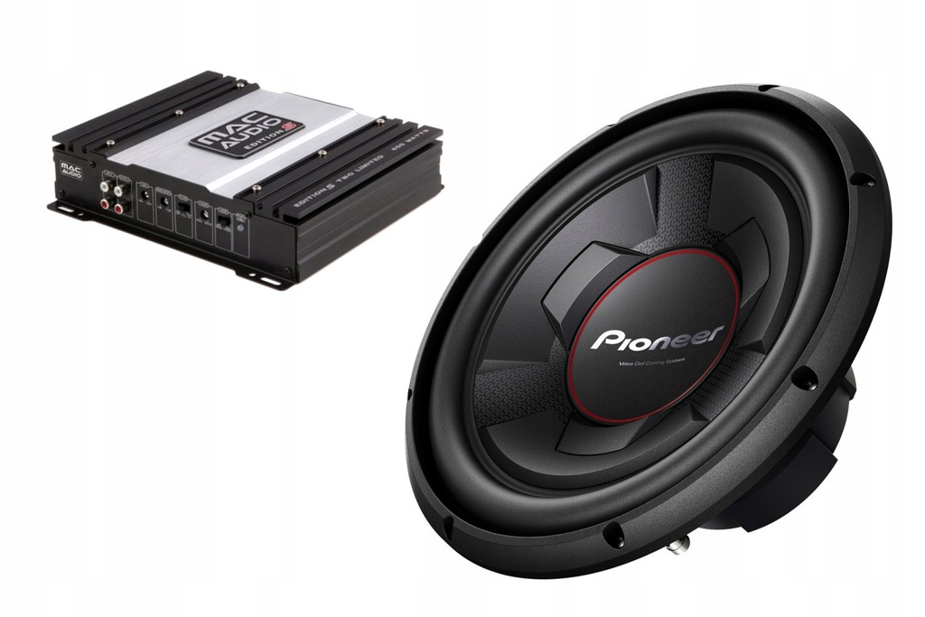 Subwoofer 30cm PIONEER TS-W306R Wzmacniacz 600W 7289749630