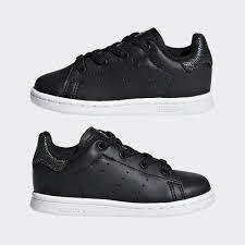 X0E108*ADIDAS STAN SMITH EL I BLACK 25 W00