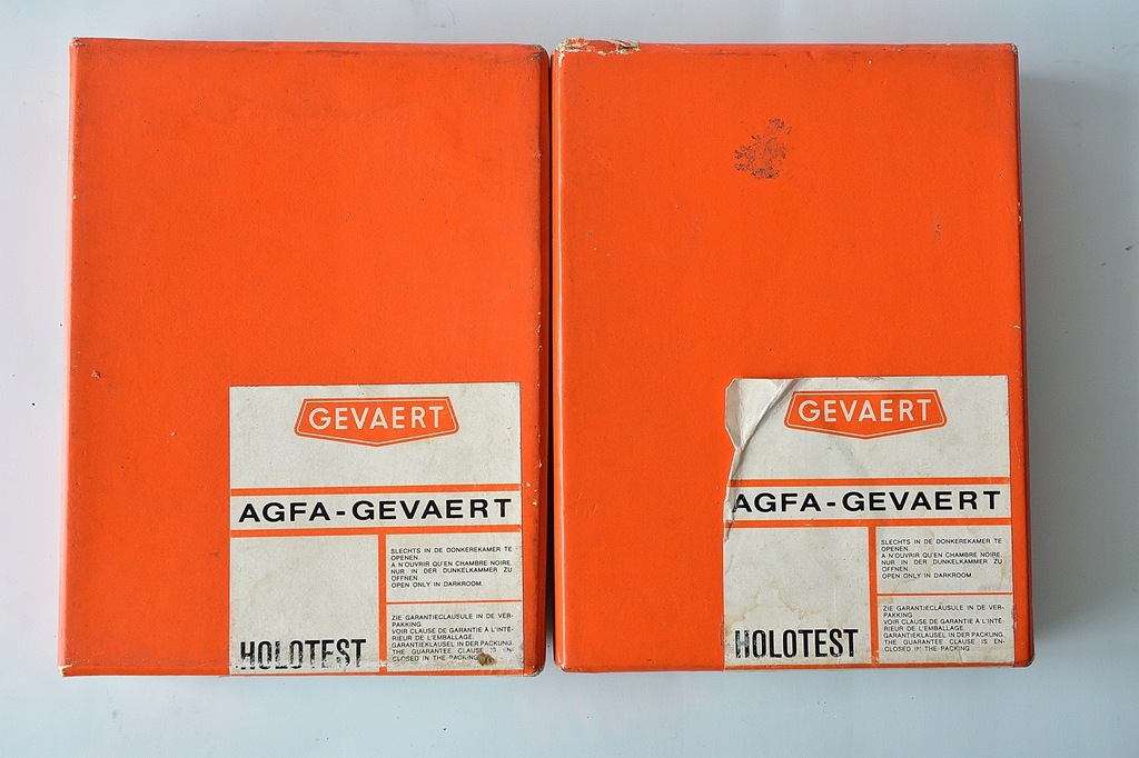 Klisza szklana AGFA Gevaert Holotest 1,5-1,7mm 3x4