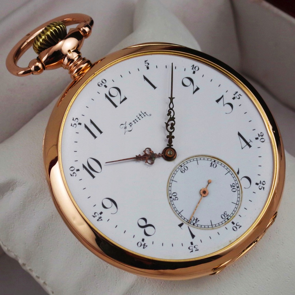 Купить Карманные часы ZENITH 1910, массивное золото 18К 750 пробы ...