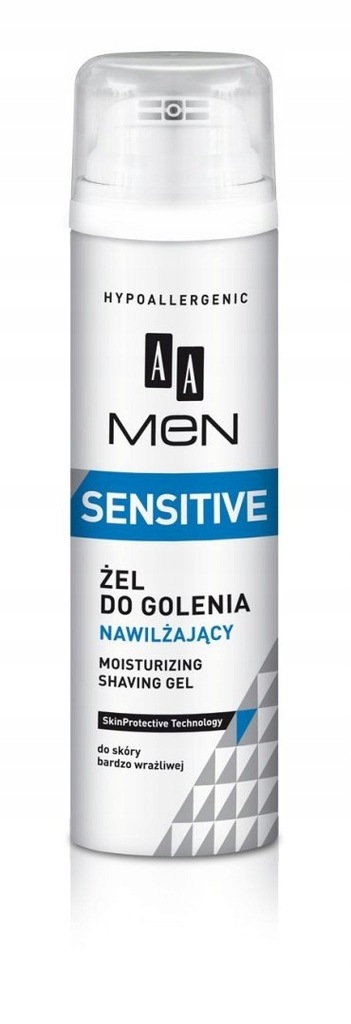 AA Men Sensitive Żel do golenia nawilżający 200ml