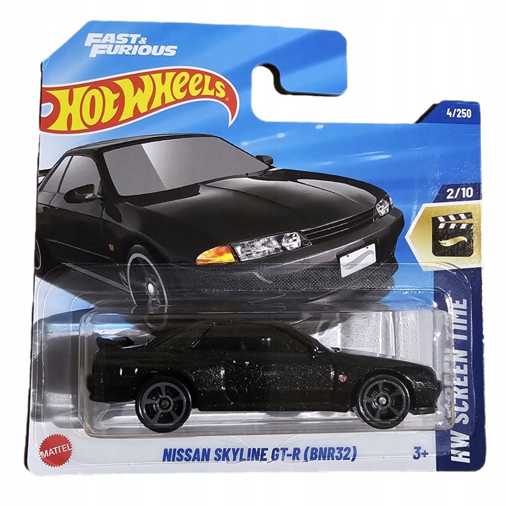 Hot Wheels Screen Time Nissan Skyline GT-R (BNR32) 4/250 SCREEN TIME 2/10