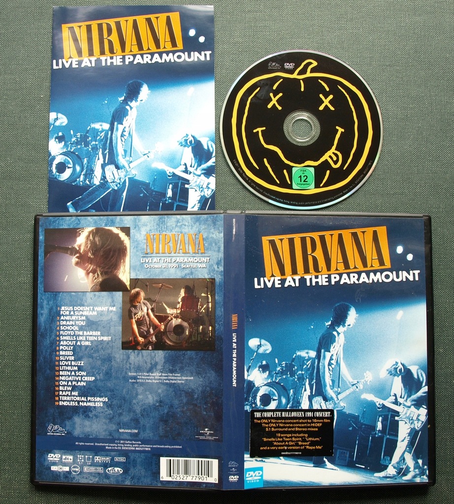 NIRVANA - Live At The Paramount