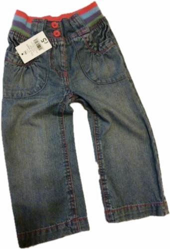 GEORGE - EXTRA SPODNIE JEANS R.86/92