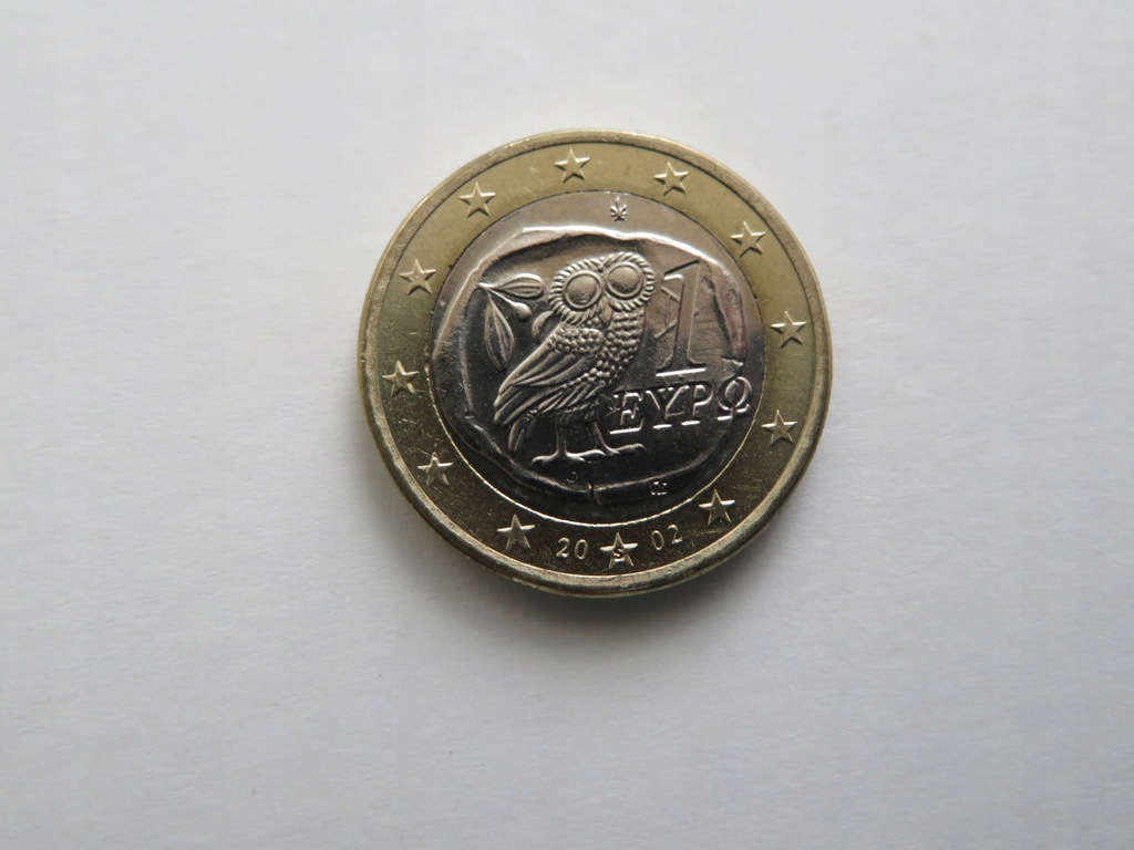 Grecja - 1 euro 2002, stan menniczy