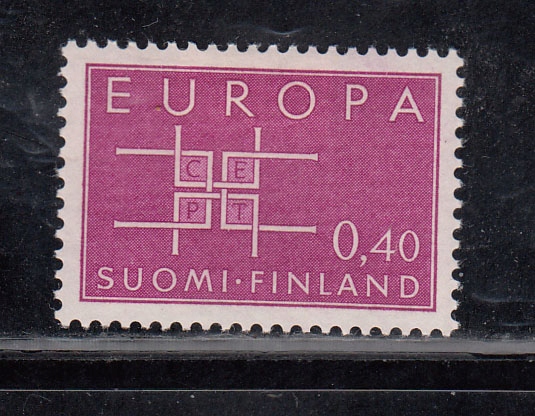 FINLANDIA Mi 576 EUROPA seria z 1963
