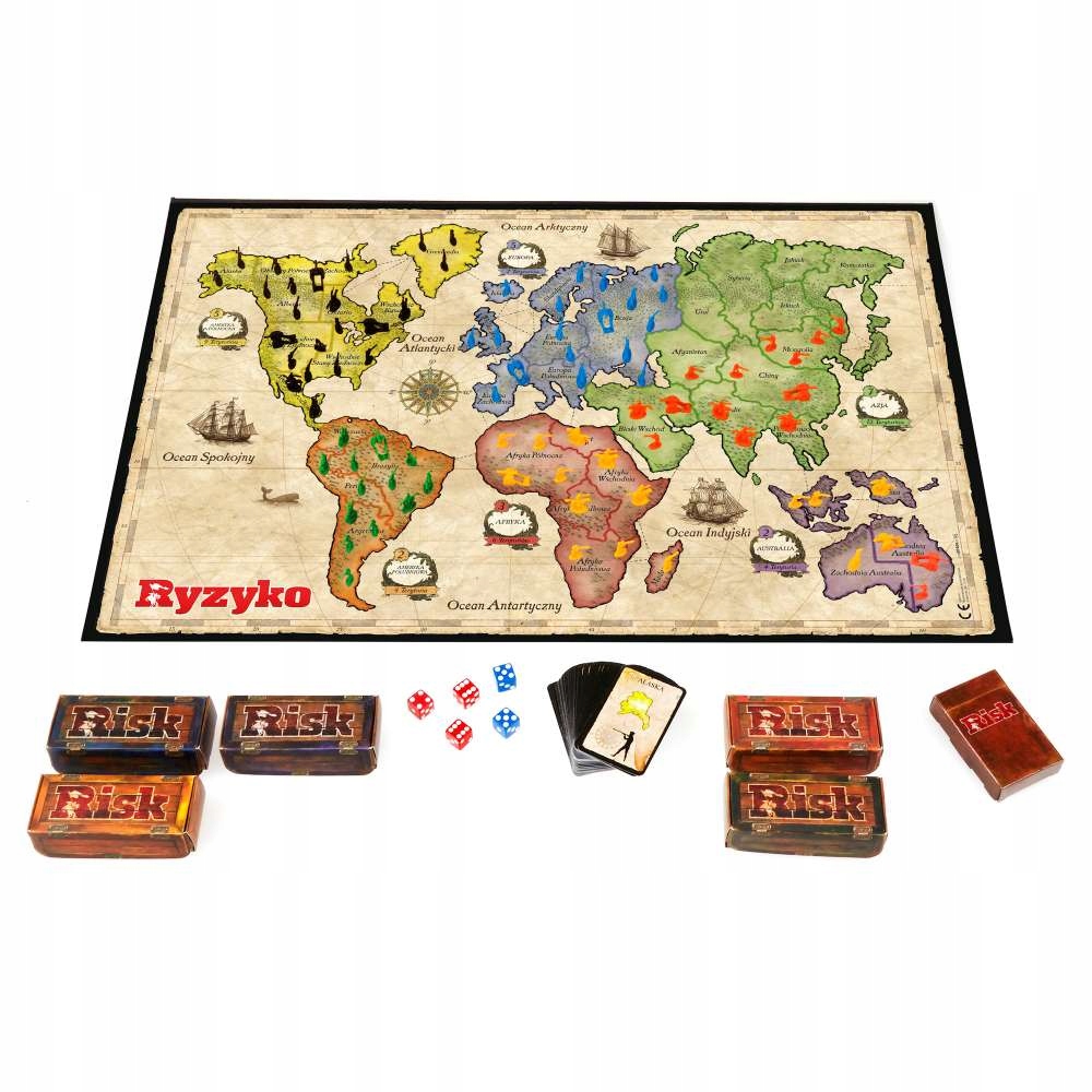 Купить HASBRO Game Risk PL версия B7404: отзывы, фото, характеристики в интерне-магазине Aredi.ru