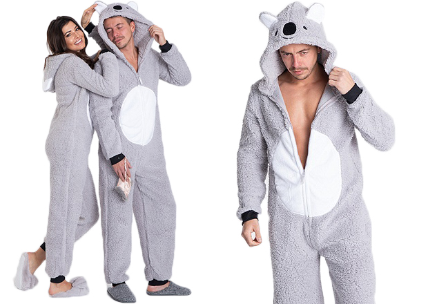 Informacje o ONESIE CIEPŁA piżama jednoczęściowa MIŚ KOALA M - 7584574860 w...