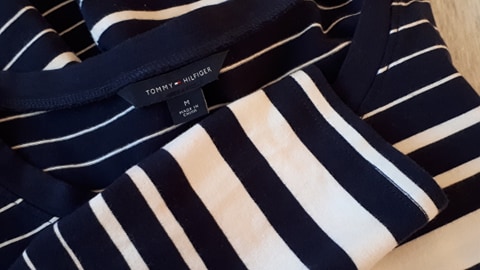 TOMMY HILFIGER navy marine sukienka M