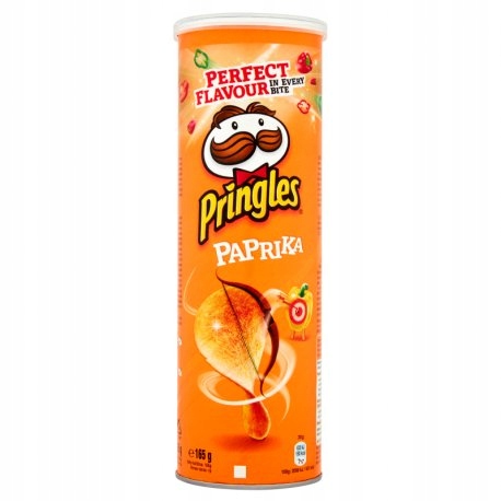 !!! PRINGLES CHIPSY paprykowe w tubie 165g