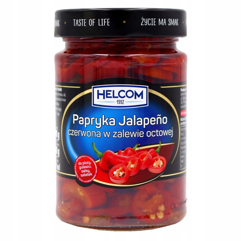 PAPRYKA CZERWONA JALAPENO w zalewie pizza salsa