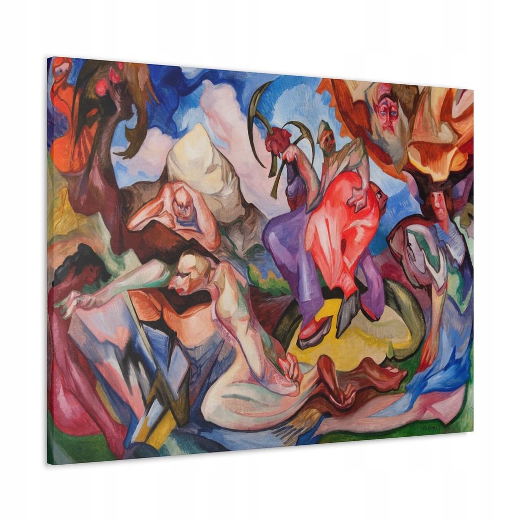 Obraz na płótnie STANISŁAW WITKACY - WALKA reprodukcja 50x40