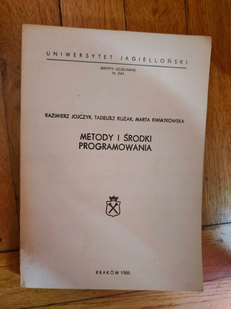 Metody i środki programowania Jojczyk, Kozak, Kwiatkowska