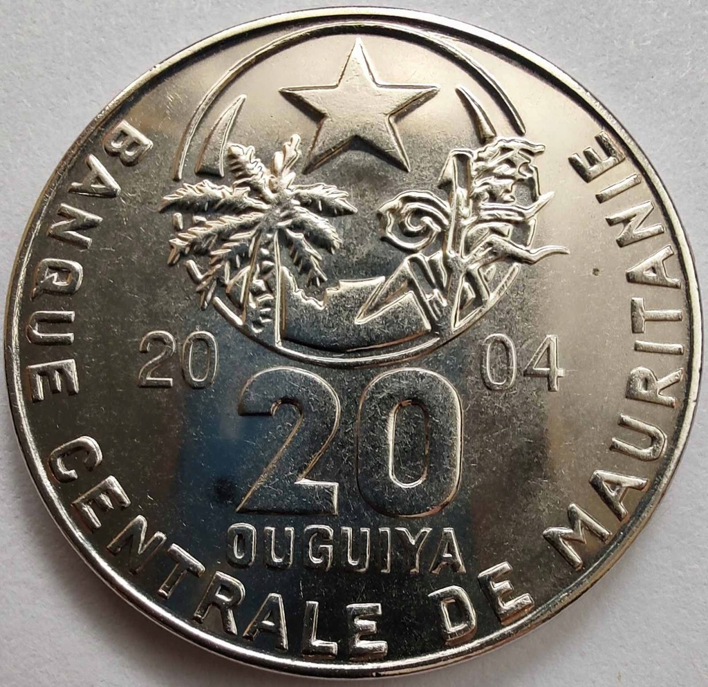 1959 - Mauretania 20 ouguiya, 2004