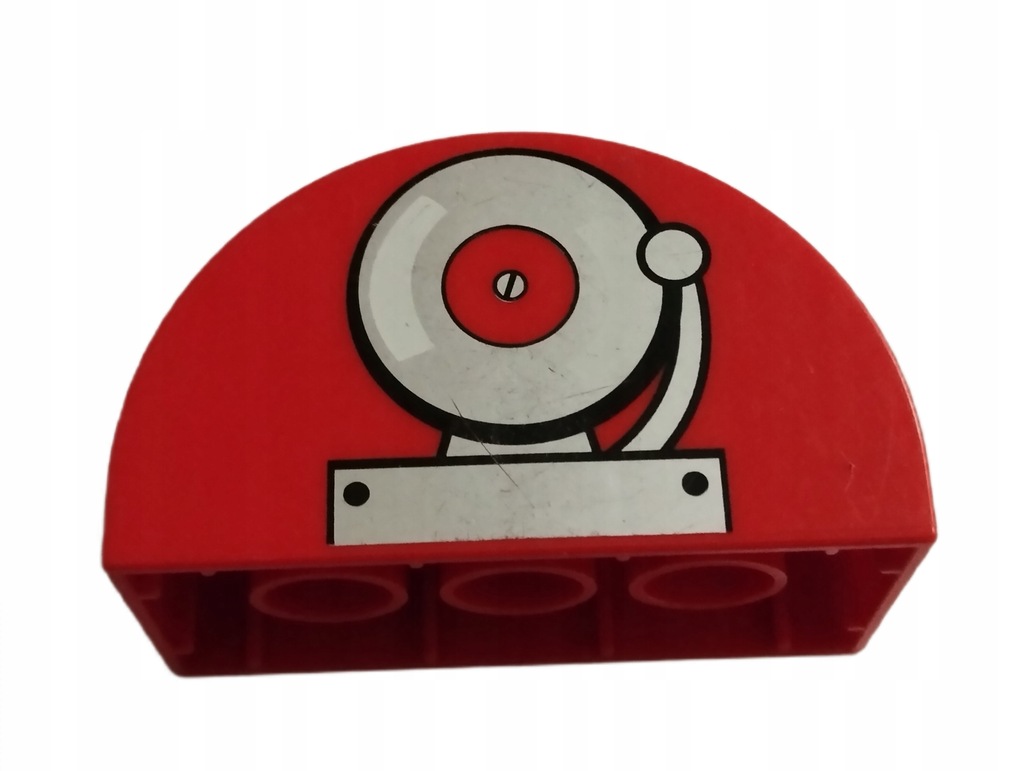 LEGO DUPLO KLOCEK TEMATYCZNY DZWONEK ALARM REMIZA STRAŻACKA