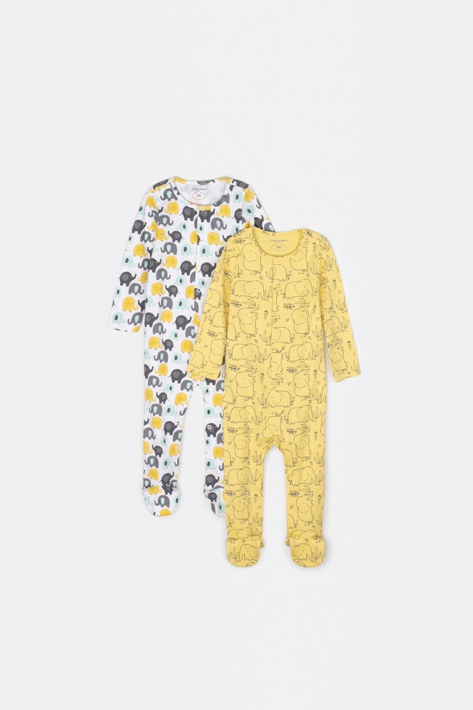 Niemowlęce pajace chłopięce 2-pack 86 Coccodrillo