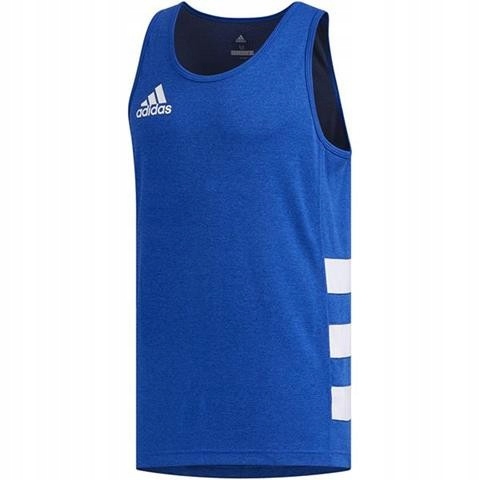Koszulka męska adidas Rugby Singlet niebieska XL