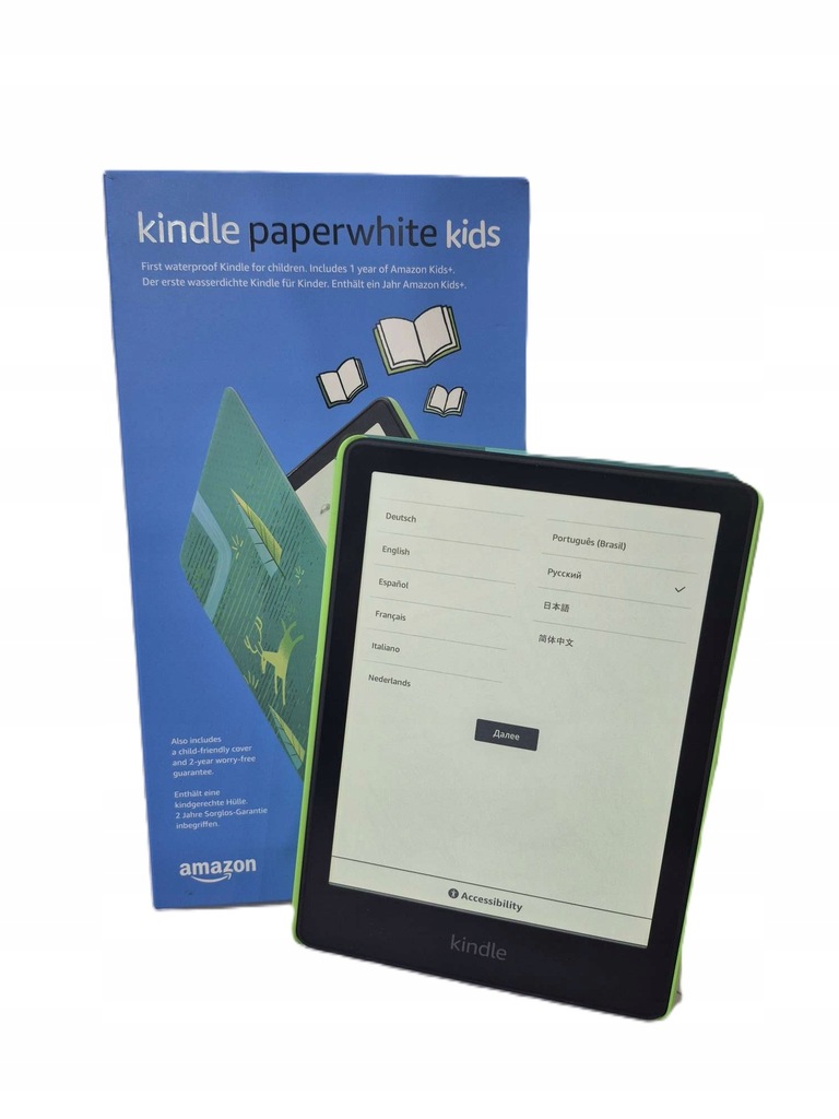 Amazon Kindle Paperwhite Kids czytnik e-booków Ekran dotykowy 8 GB Zielony