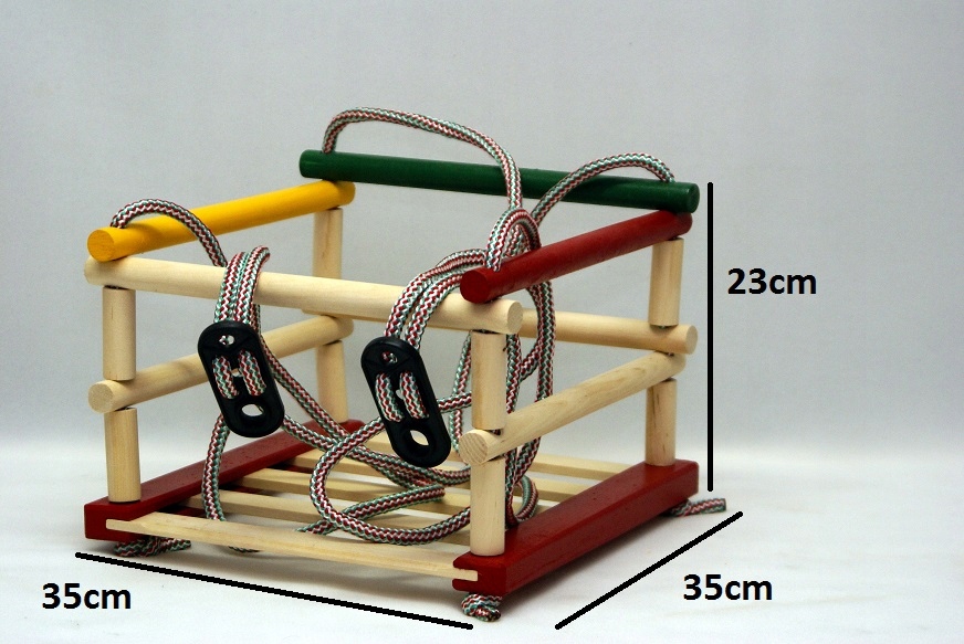 MALIMAS Huśtawka drewniana kolor
