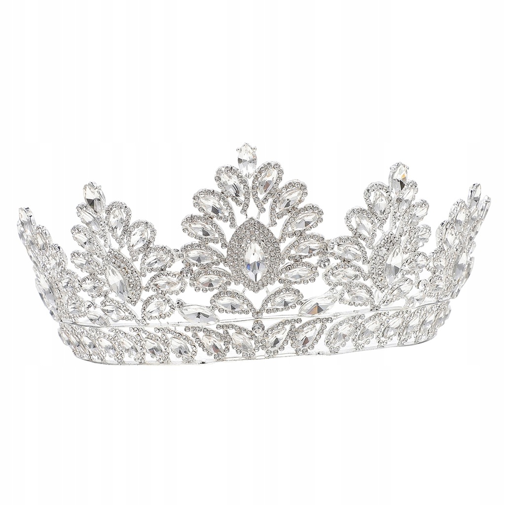 Bridal Crown Wedding Ornament Proste Rhinestone