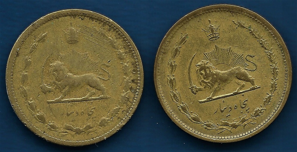 Iran 50 dinarów 1939 + 1 szt.