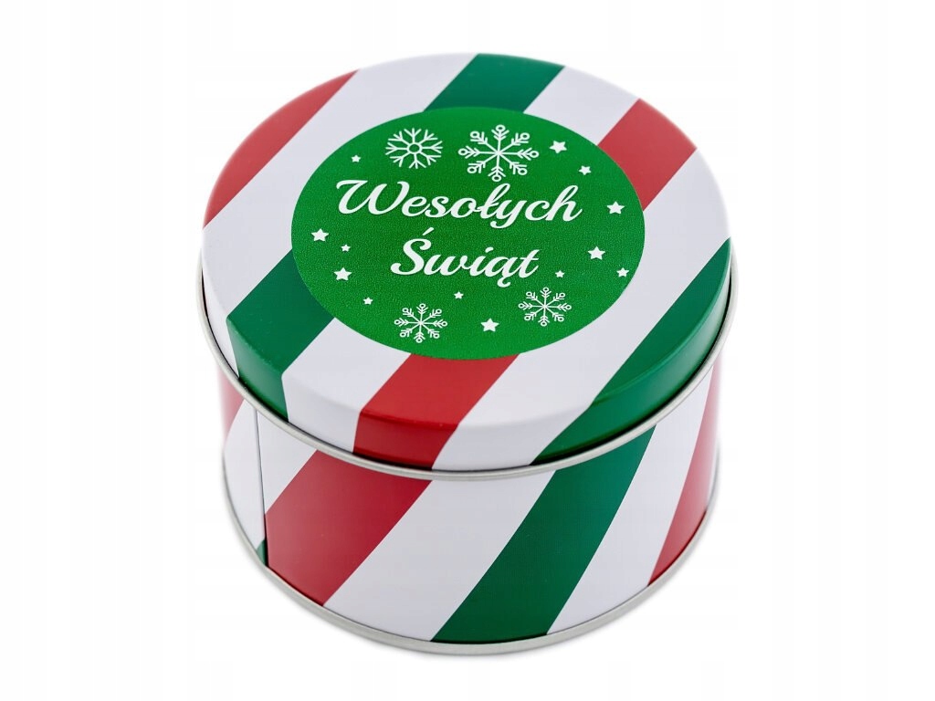 Prezentowe pudełko na zegarek - PUSZKA ŚWIĄTECZNA - zielona