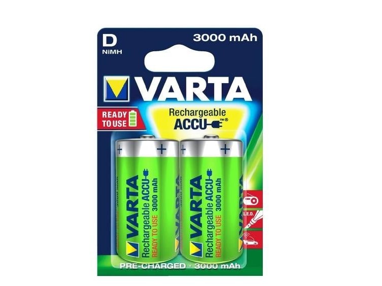 Akumulator R20 NiMh 3000mAh 2szt VARTA