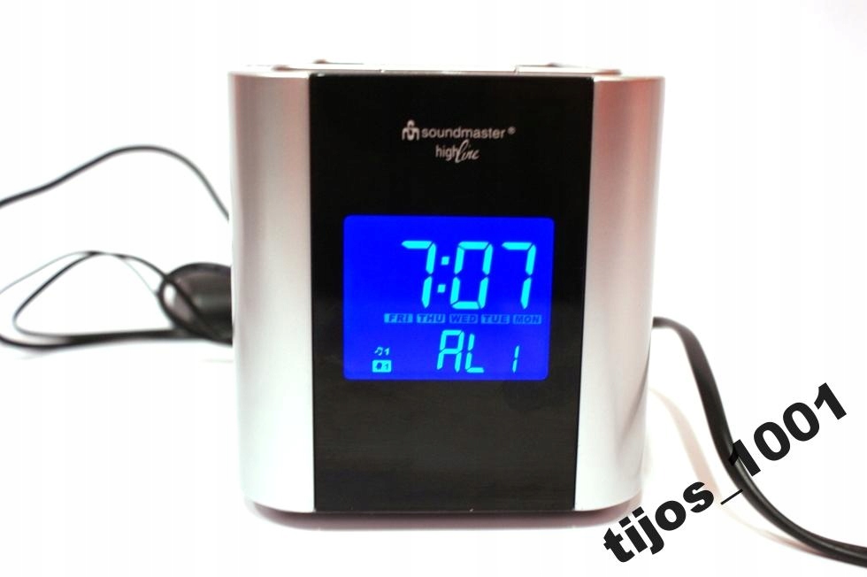 Soundmaster FUR5050 radio budzik zegar DCF77 termo