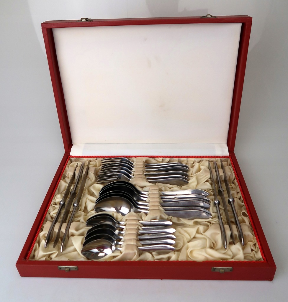 Gerlach | Un Ensemble De Couverts Dans Une Valise élégante De 68 Pcs - Valor | 18/10 Steel En Destockage Et Reconditionné Chez