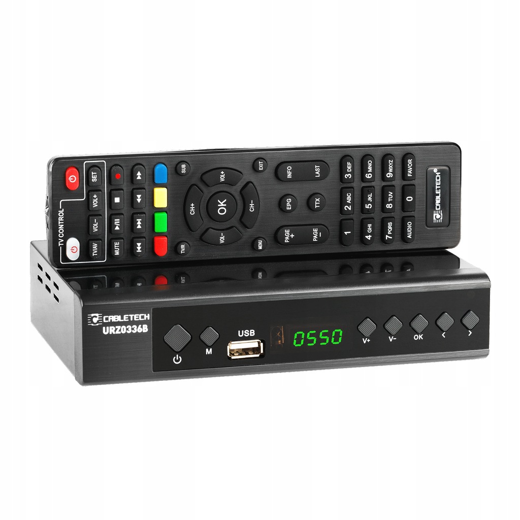 Tuner dekoder DVB-T2 H.265 HEVC CABLETECH URZ0336B